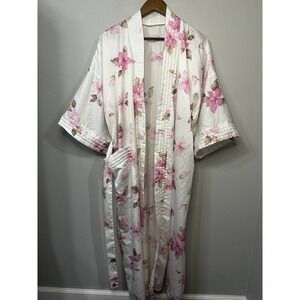 Vintage Tradition by Sears Quilted Floral Robe – Made‎ in Canada – Size Large